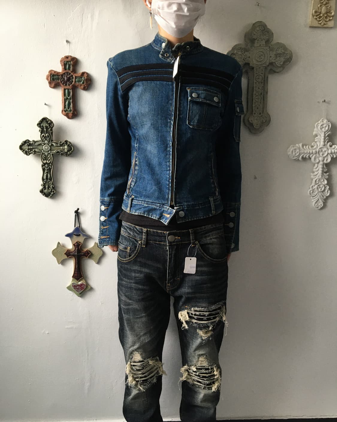 Line detail denim jacket 상품이미지5