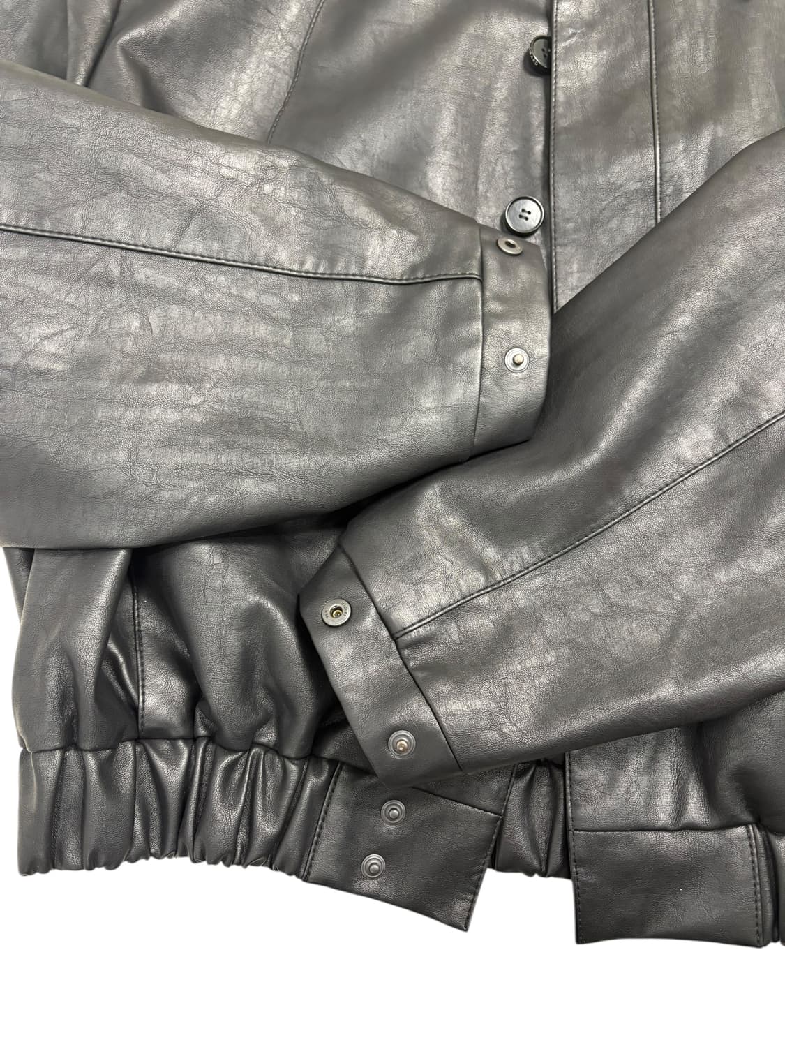 르마드 레더 자켓 블랙 상품이미지5