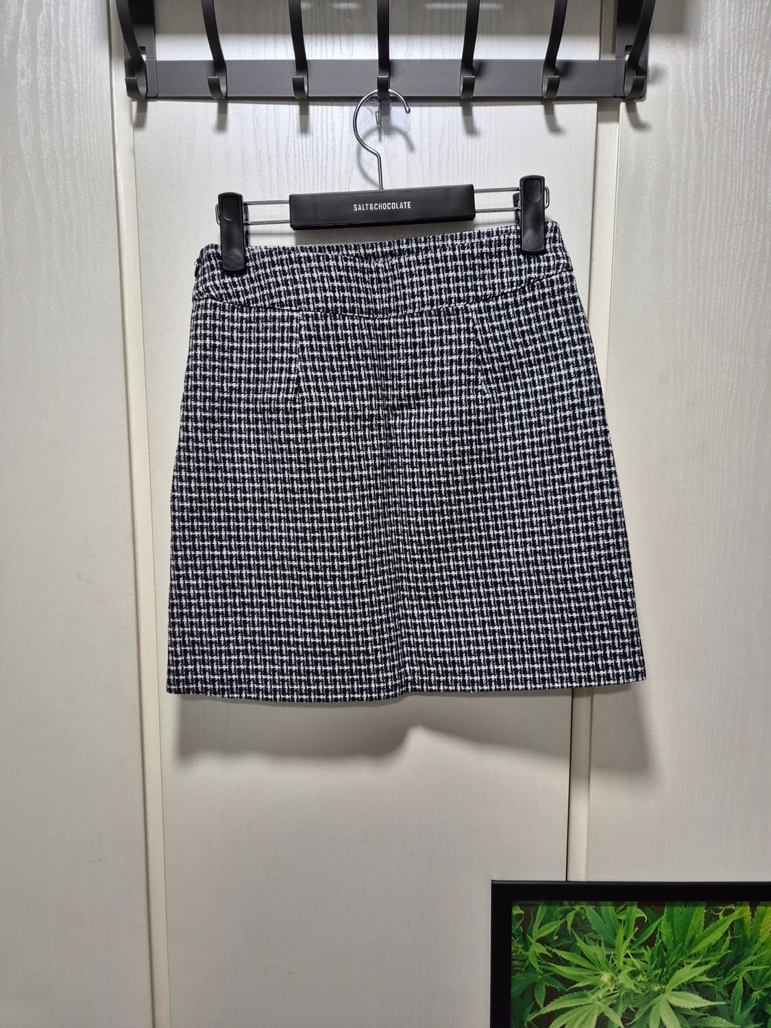 (세일)(새상품)체크 트위드 자켓 스커트 셋업 상품이미지10