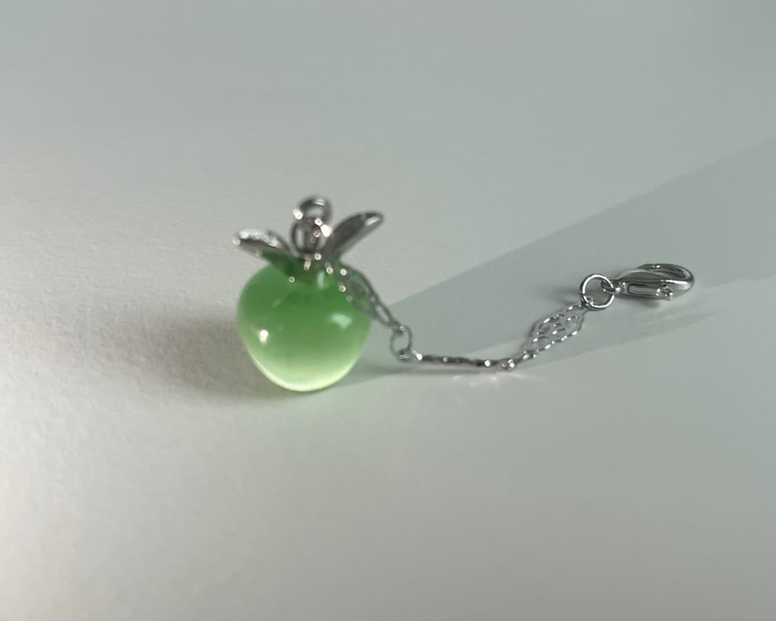Green Apple Bookmark/Keyring (handmade) 상품이미지7