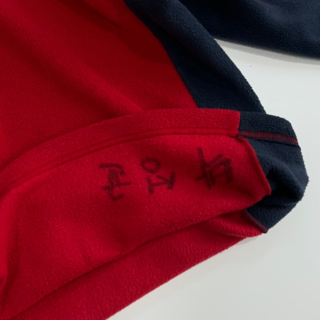 Nautica 노티카 레드 스펠아웃 후리스 아노락 상품이미지6