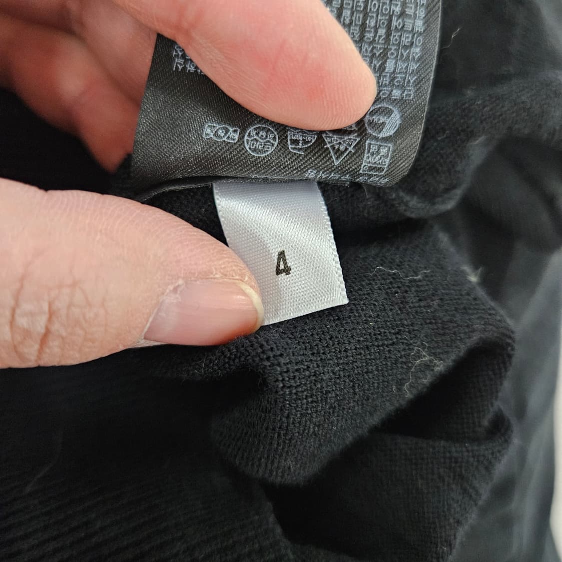 [L] 유니클로 퓨어 뉴 울 V넥 가디건 0114YH1 상품이미지7