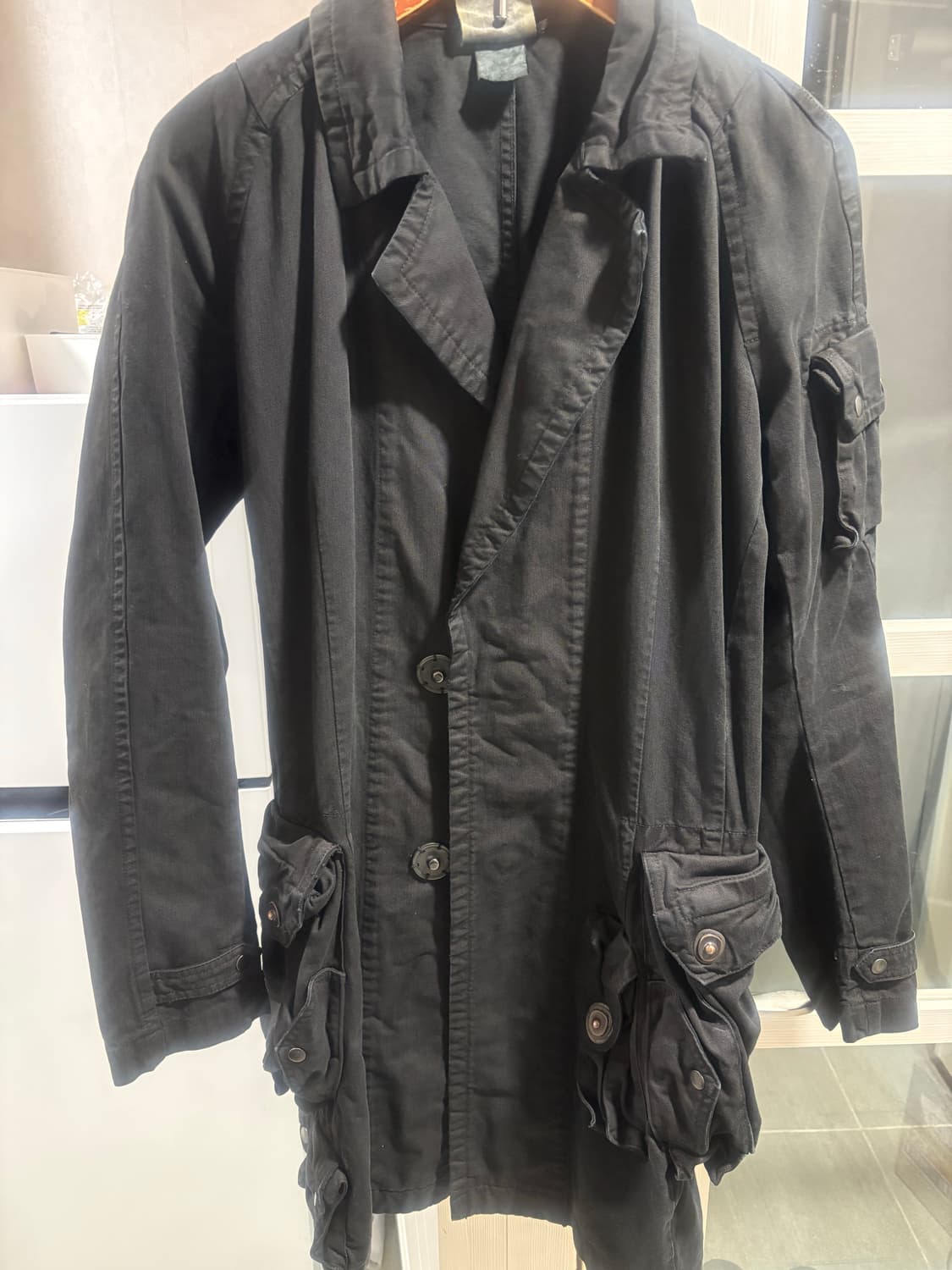 08fw 율리우스 가스마스크 왁스코트 상품이미지1