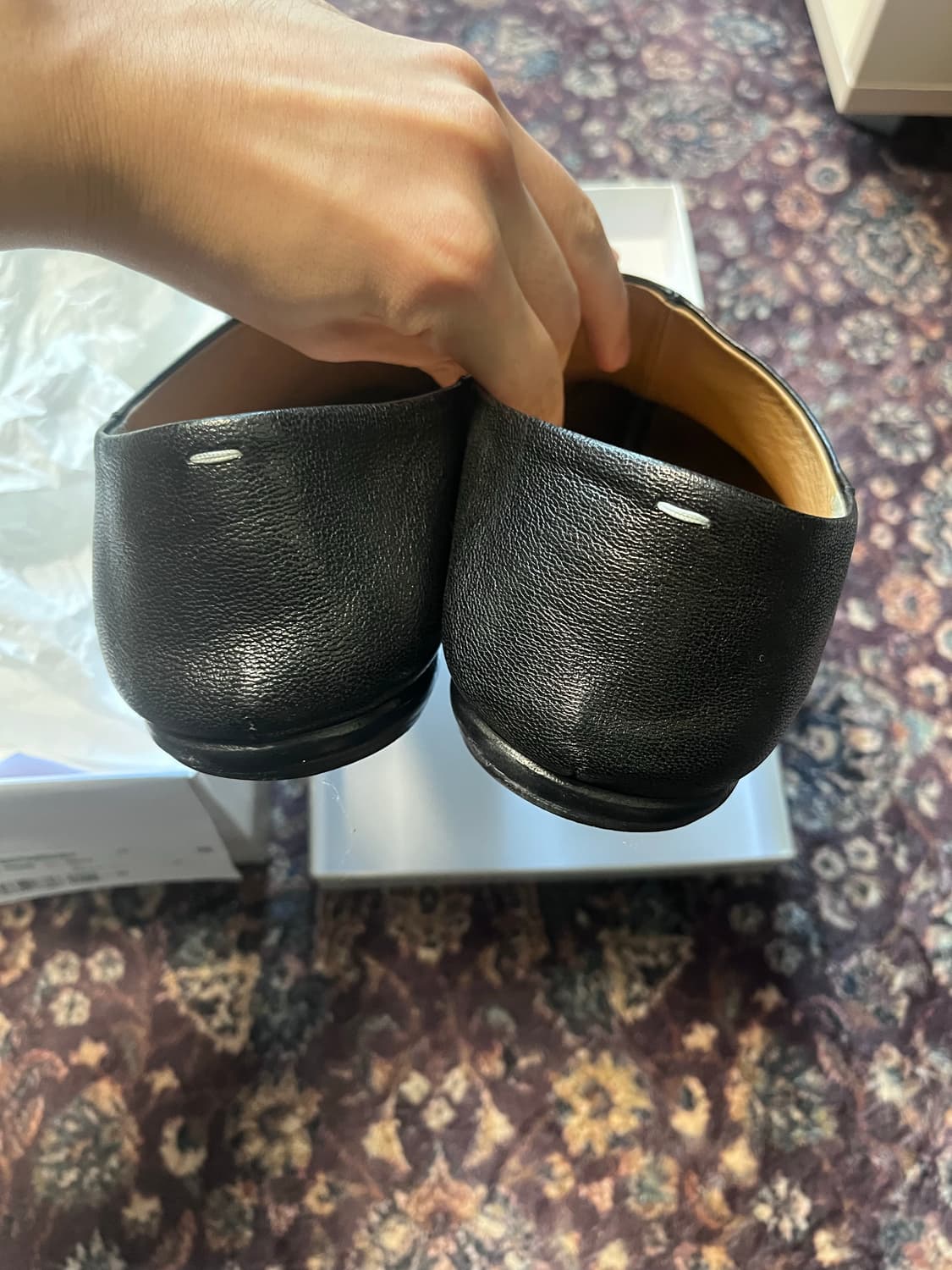 마르지엘라 슬립온 타비 슈즈 블랙(42) 상품이미지5