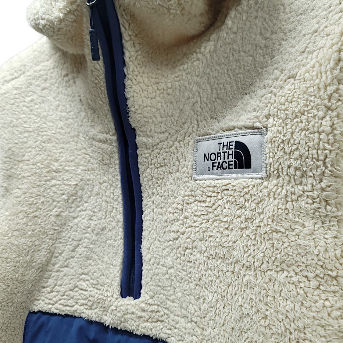 [S] 노스페이스 크림 캠프셔 후드 아노락 플리스 상품이미지5
