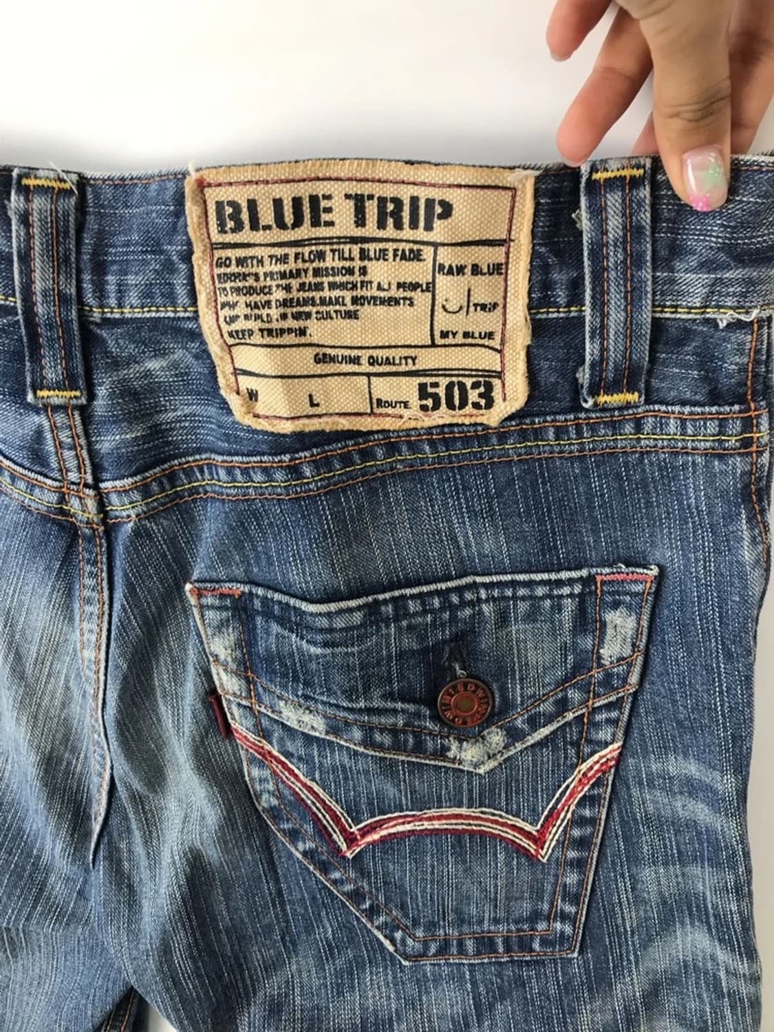 EDWIN Blue Trip 503 Denim Shorts 상품이미지9