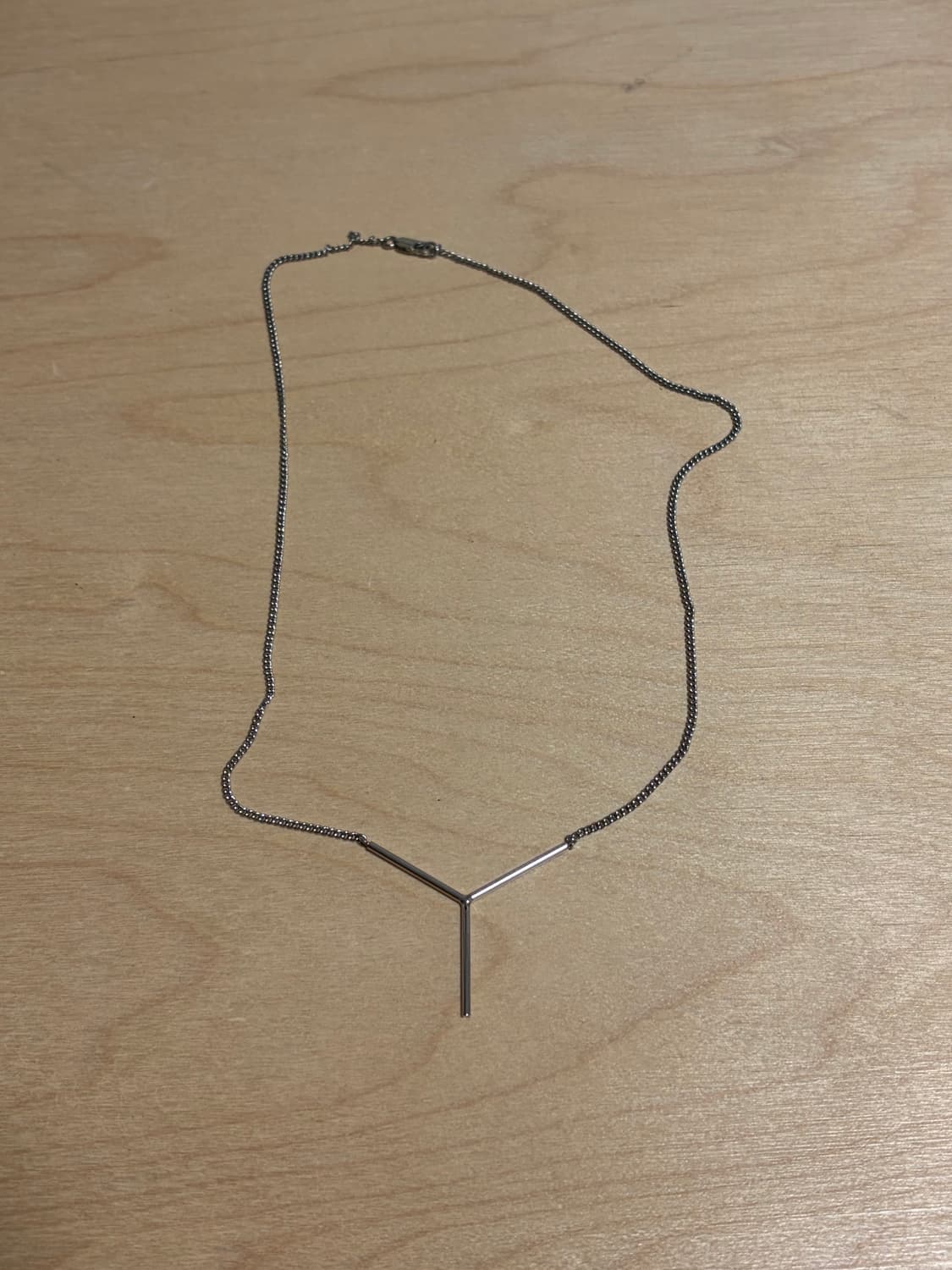 와이프로젝트 미니Y네클리스 실버 상품이미지3