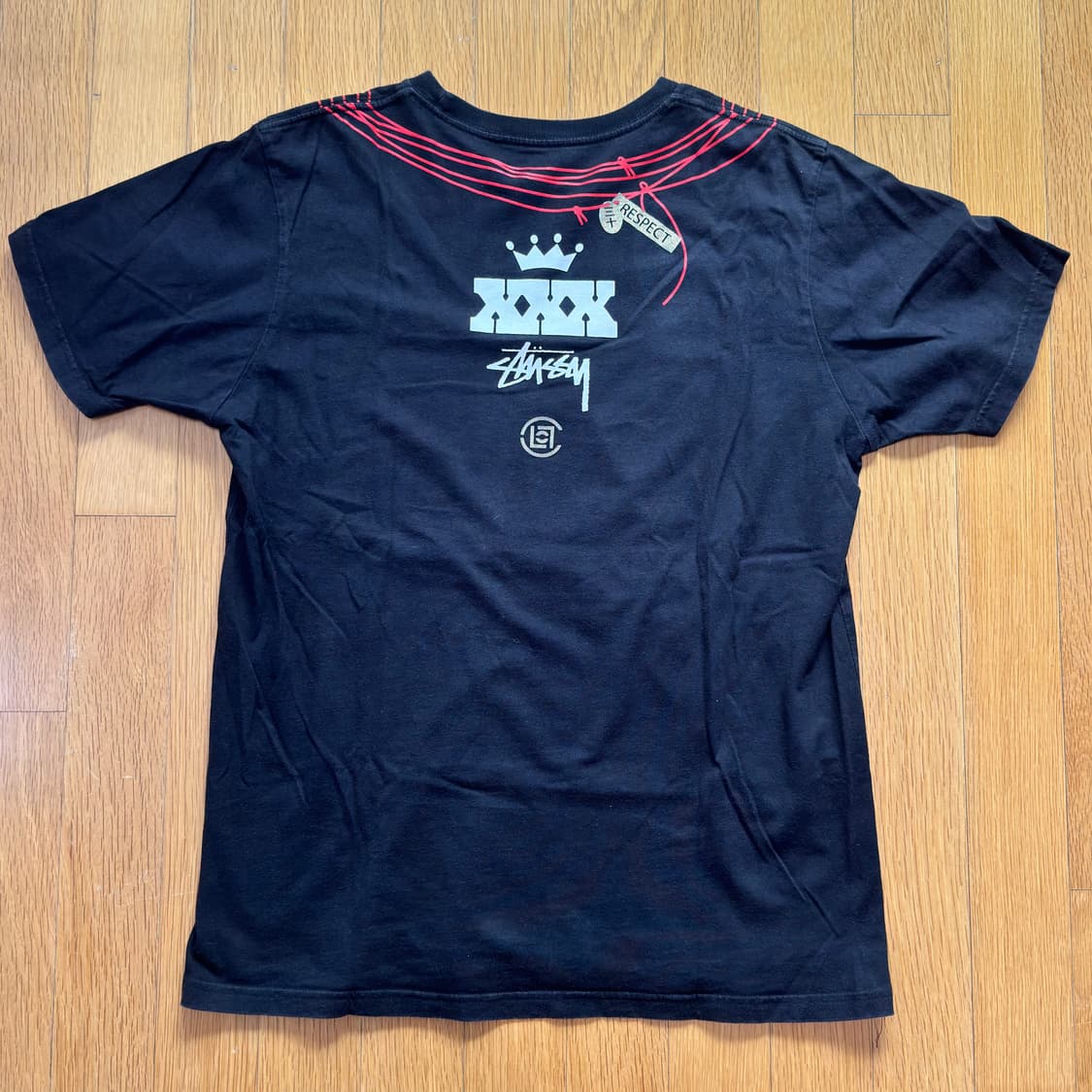 스투시 30주년 컬렉션 목걸이 프린트 티셔츠 L 상품이미지1