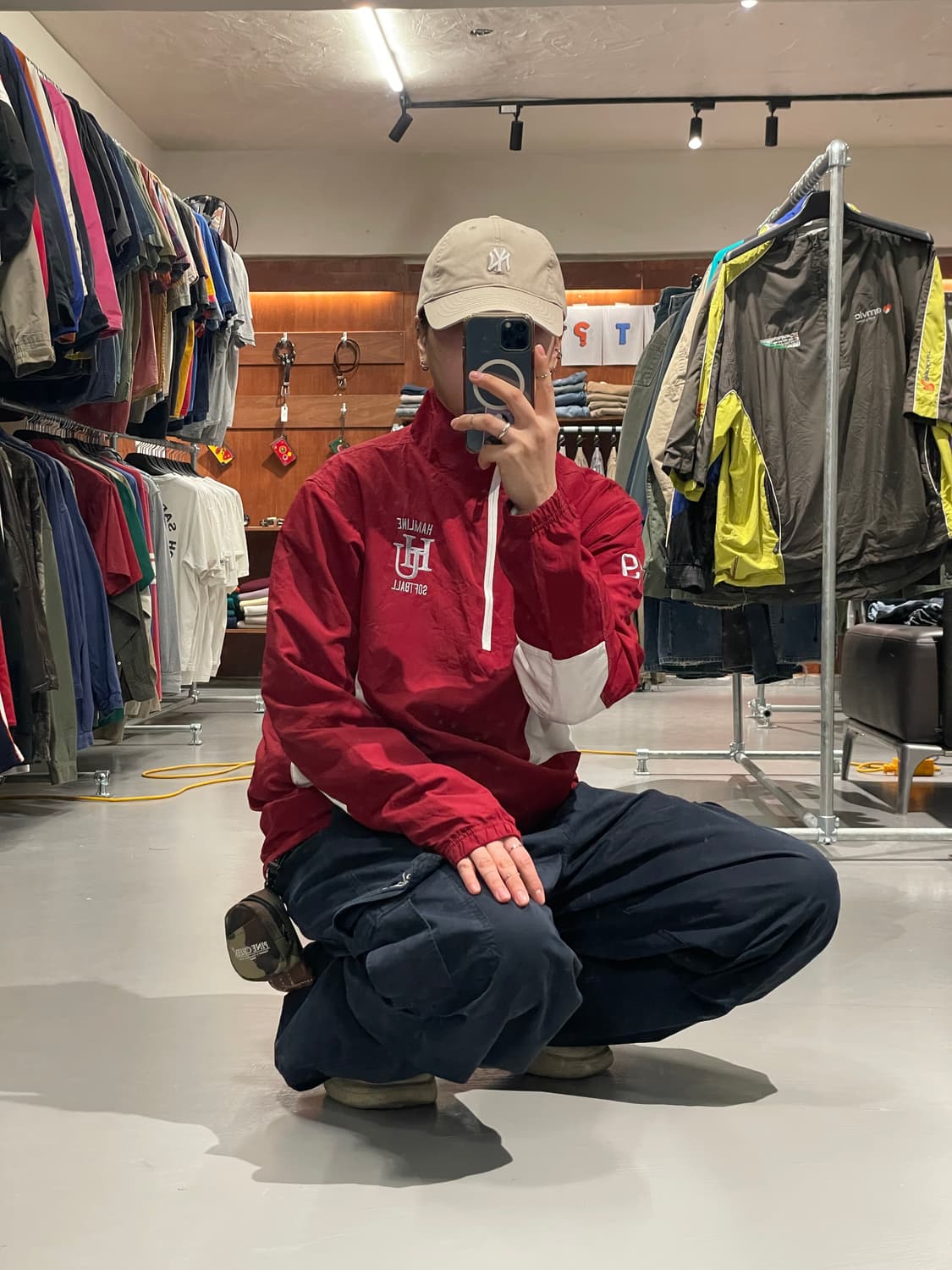 러셀 반집업 바람막이 웜업   상품이미지6