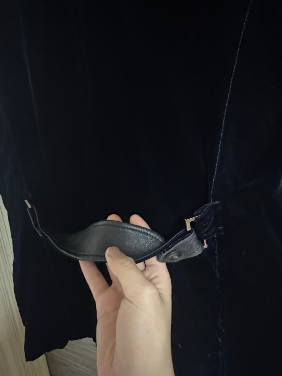 조르지오 아르마니 블랙라벨 벨벳후드 실사이즈 100 상품이미지8