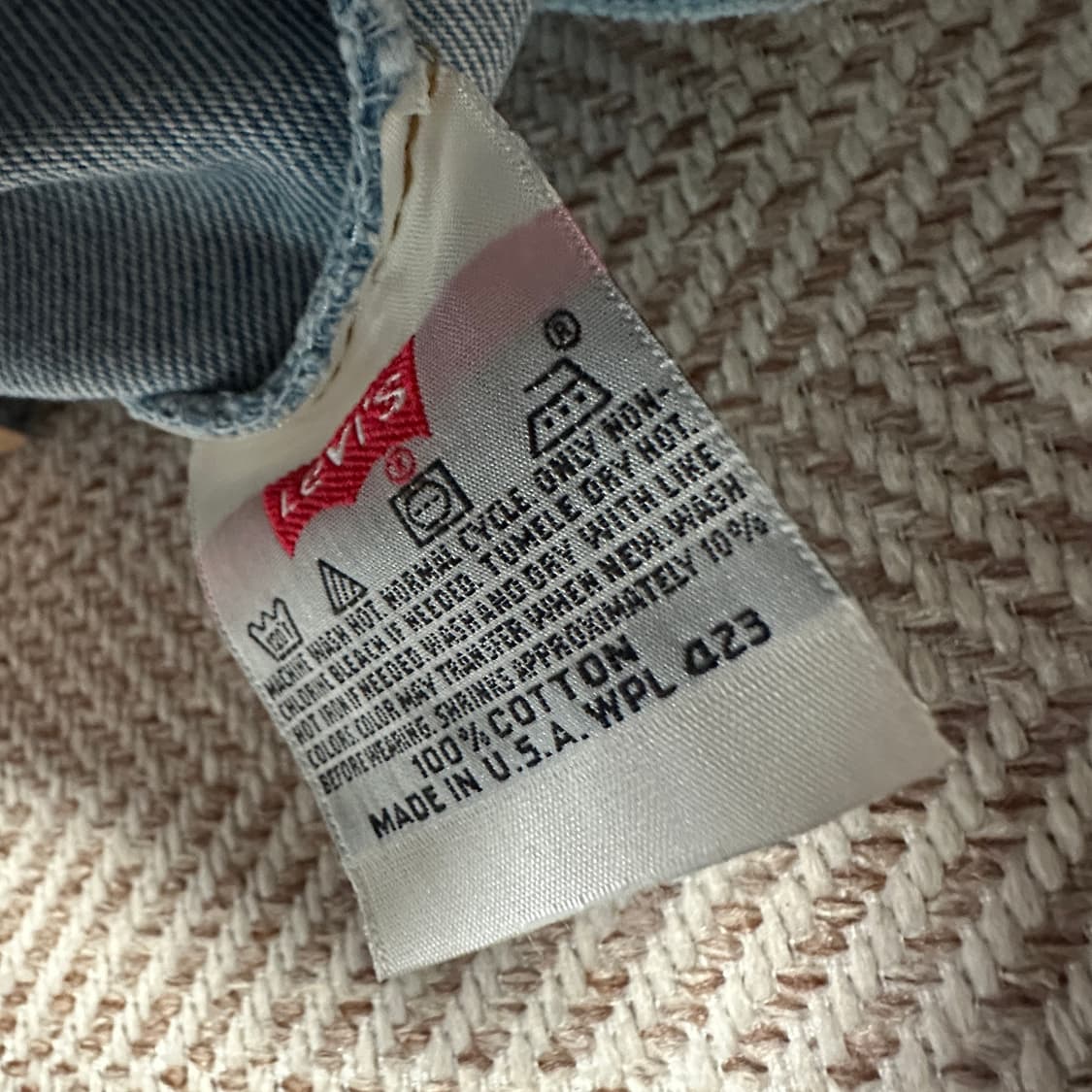 LEVI'S 501 90's usa made vintage denim 상품이미지5