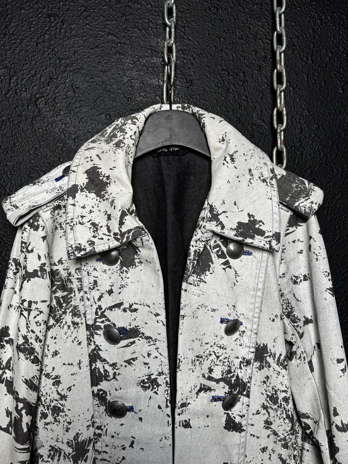 White Coated Cracked Napoleon Jacket 상품이미지2