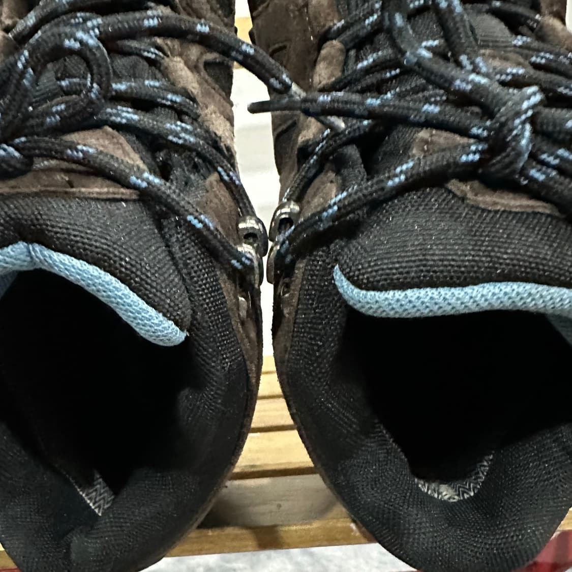 255) 몽벨 트레킹화 남성 남자 등산화 휴 브라운 스웨이드 상품이미지8