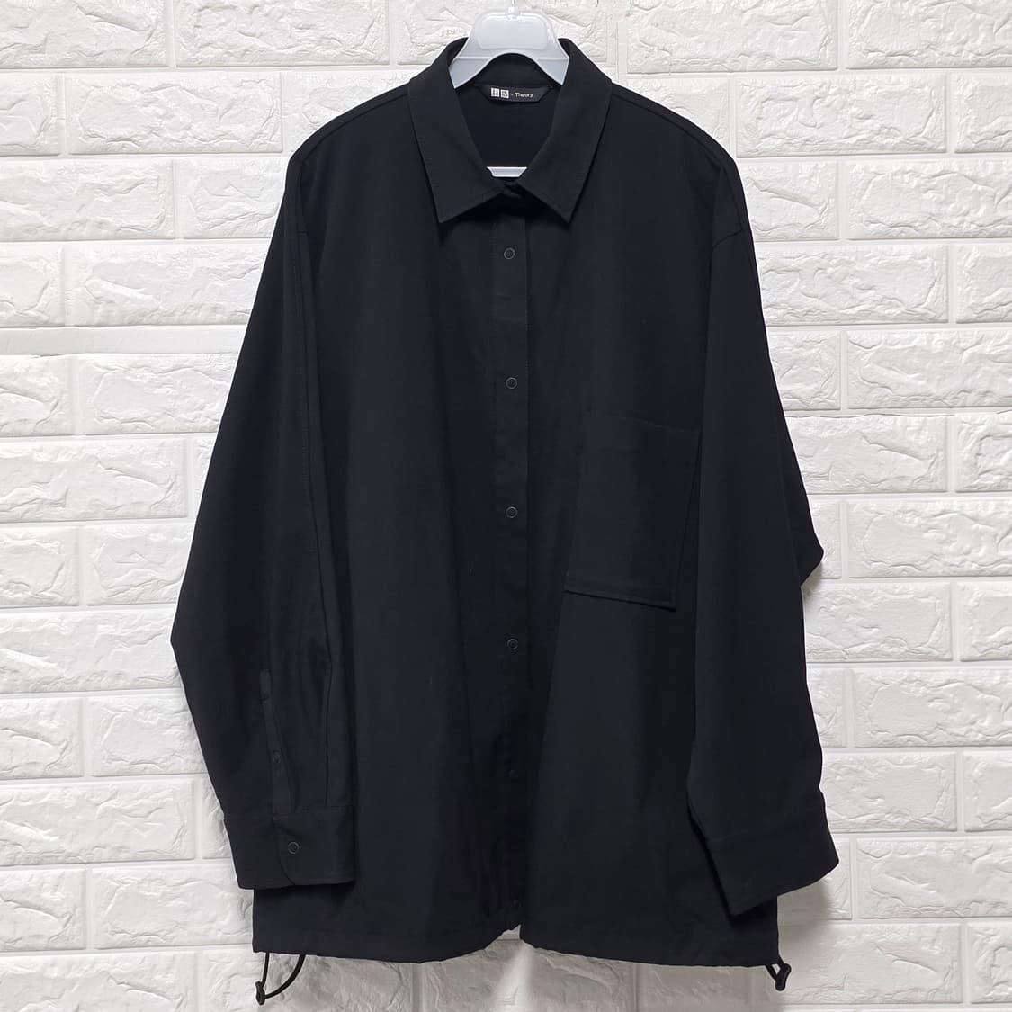 띠어리 블랙 셔츠 블라우스 Free 상품이미지1