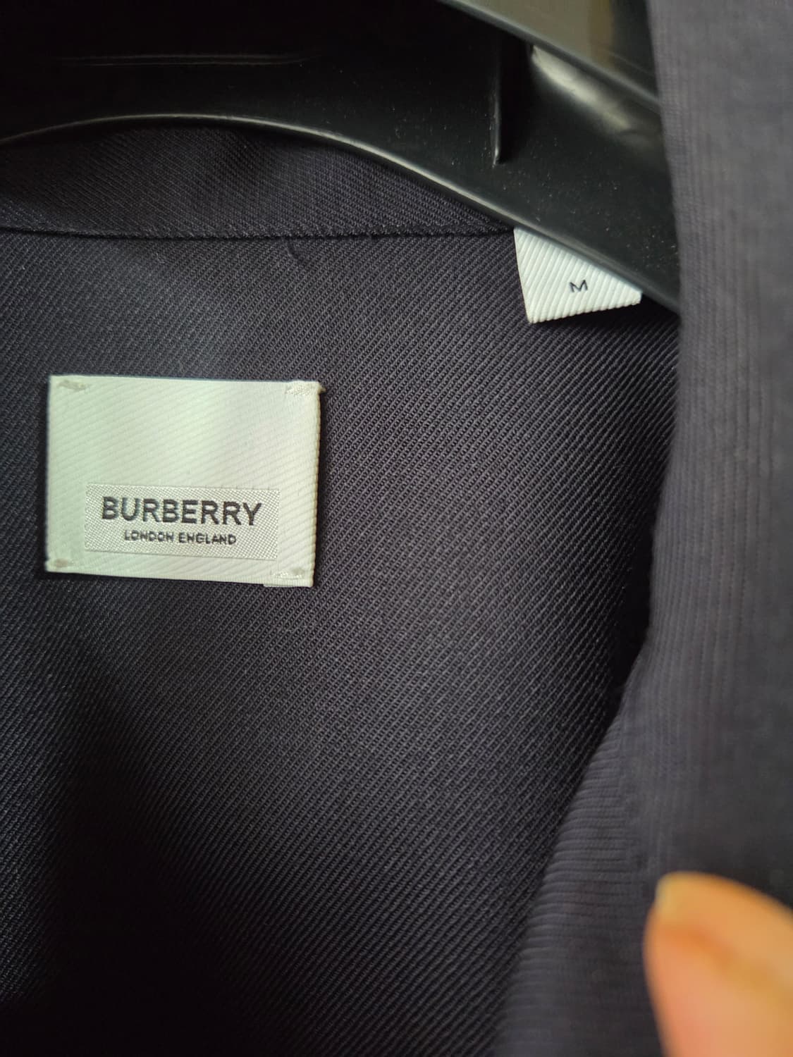 버버리 EKD 셔츠집업 사이즈M 상품이미지4