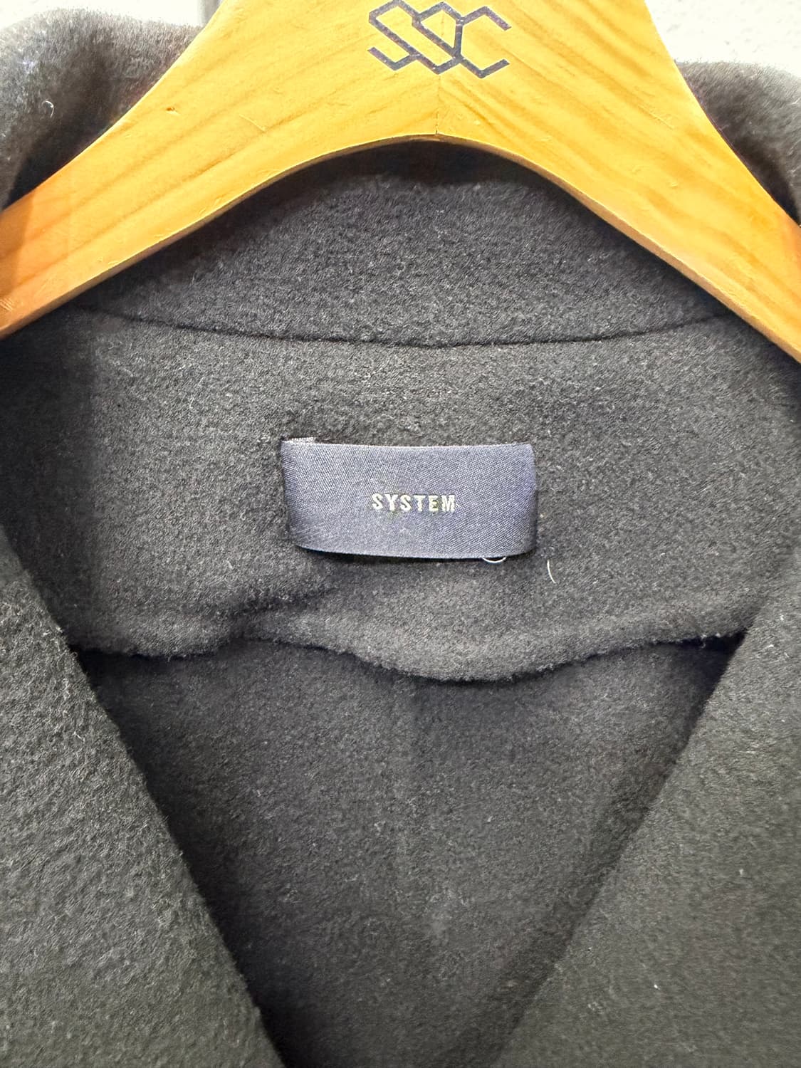 정품) SYSTEM 시스템 한섬 오버사이즈 울 캐시미어 자켓 82 상품이미지6
