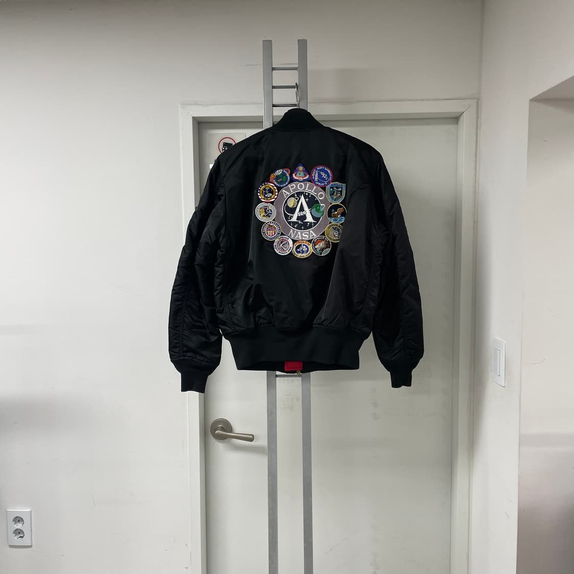 알파인더스트리 나사 ma-1 항공 자켓 블랙 S 상품이미지6