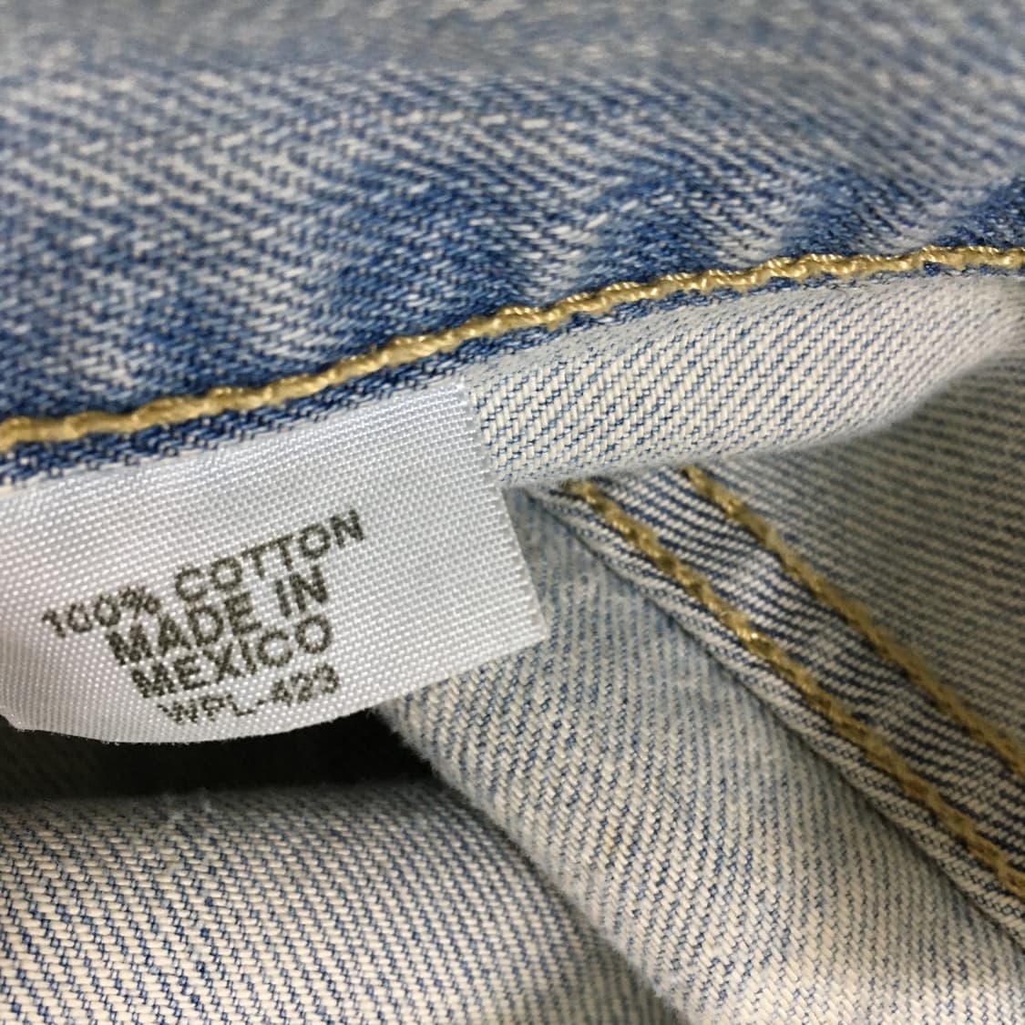 투티/0143 리바이스 501 연청 워싱 데님 팬츠 상품이미지5