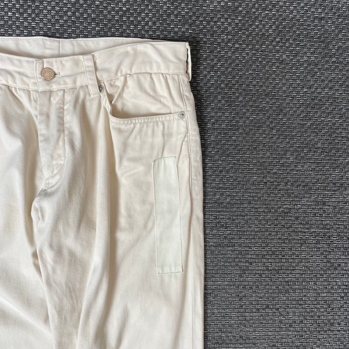 (32) SYSTEM 아이보리 코튼 팬츠 상품이미지4