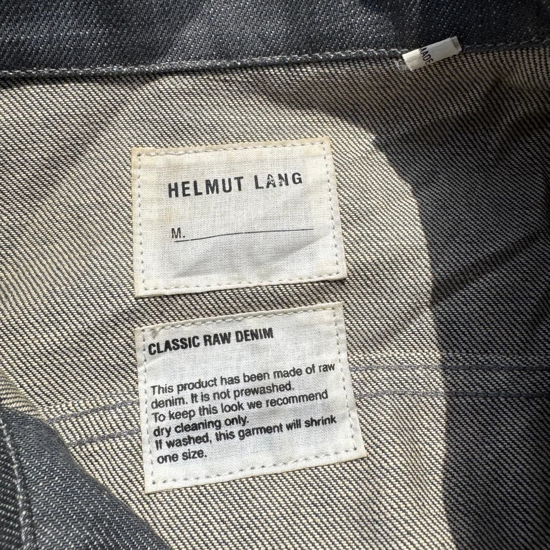 [L] Helmut Lang 헬무트랭 1세대 디자인 데님 자켓 상품이미지7