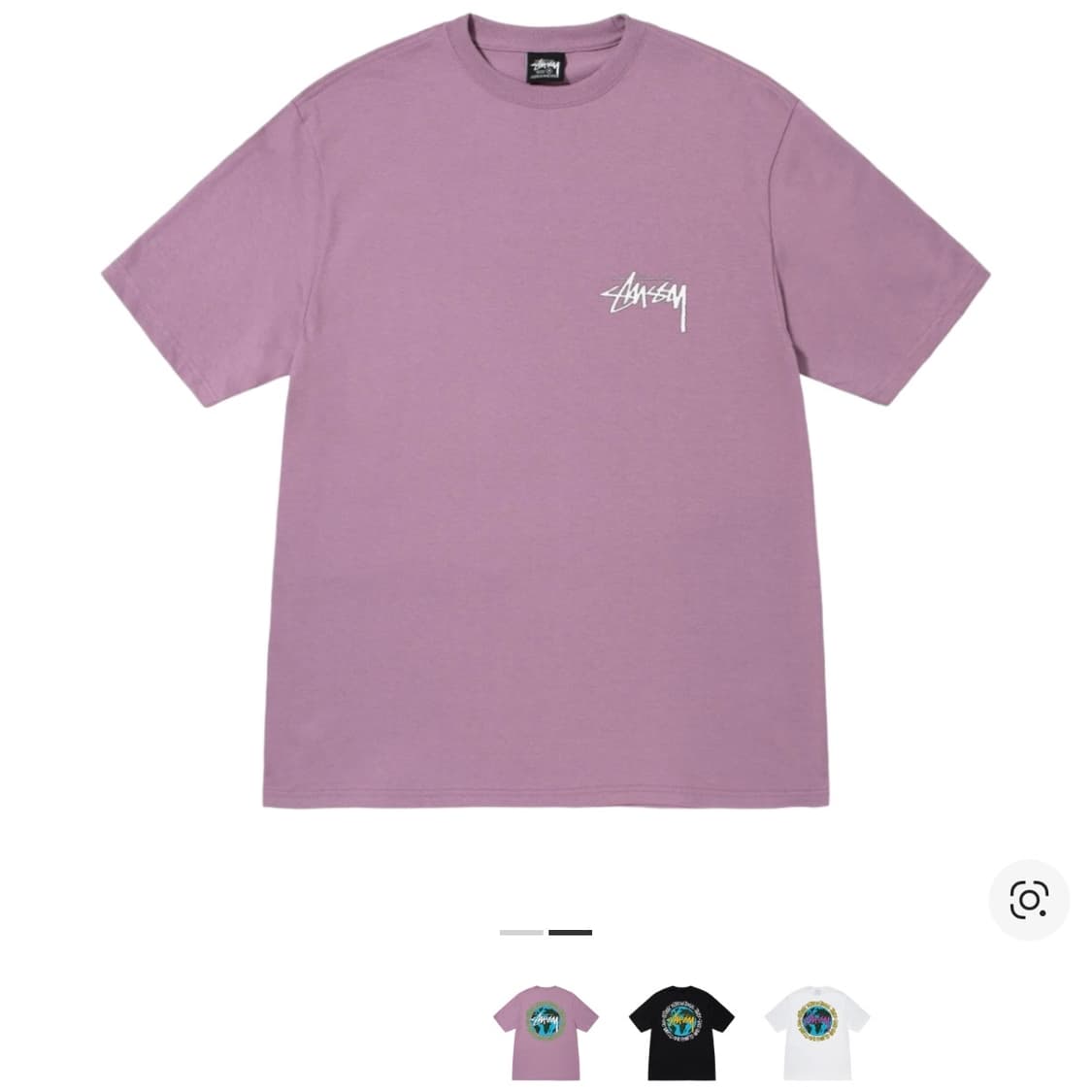 L) 스투시 원 월드 오키드 반팔 티셔츠 상품이미지2