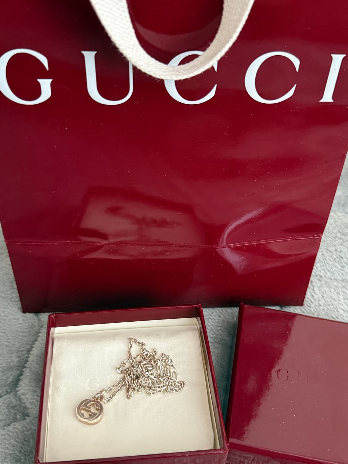 구찌 인터로킹 체인 목걸이 상품이미지2