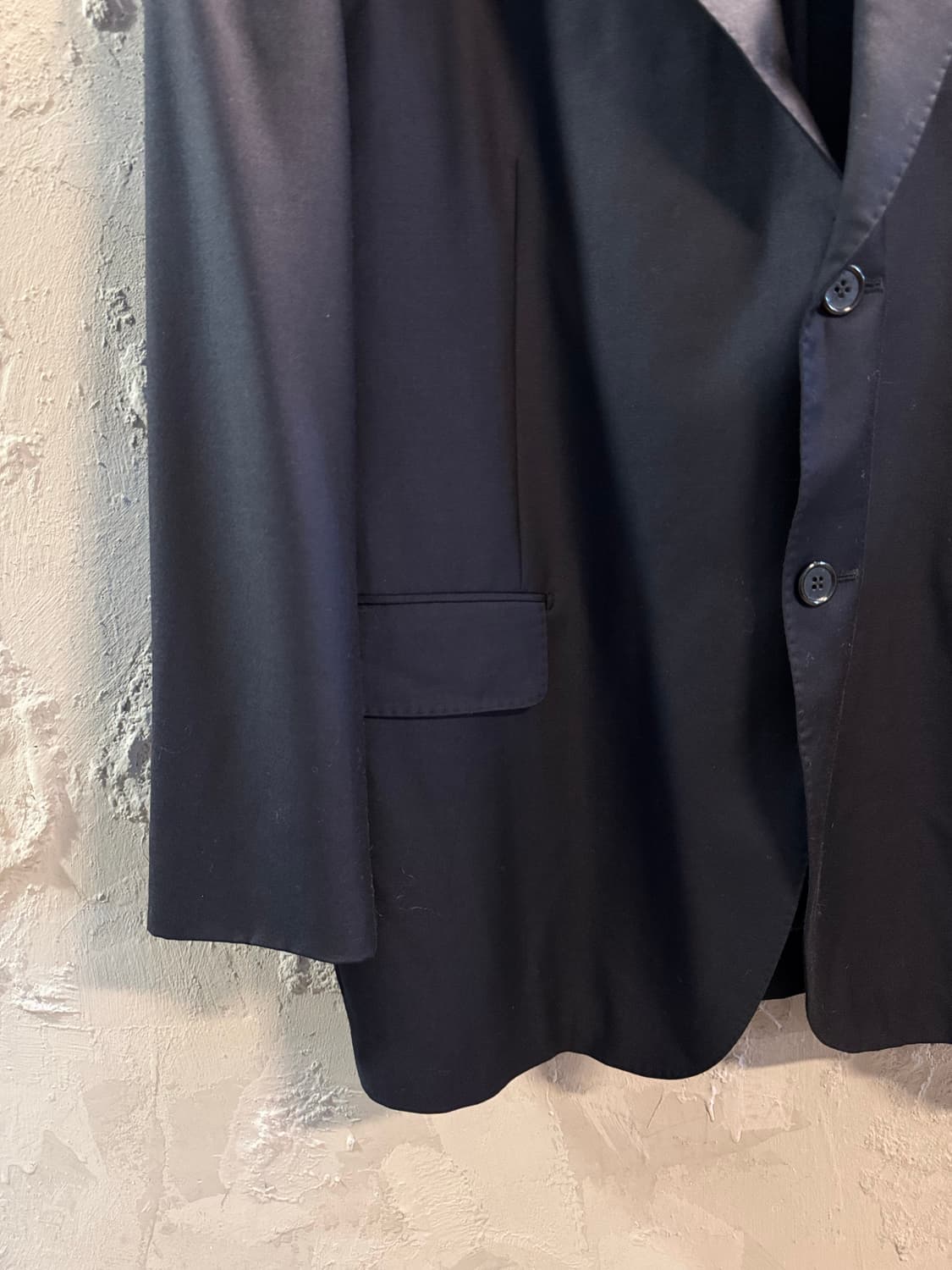 지방시 GIVENCHY MEN 울 싱글 블레이저 블랙 44R 상품이미지2