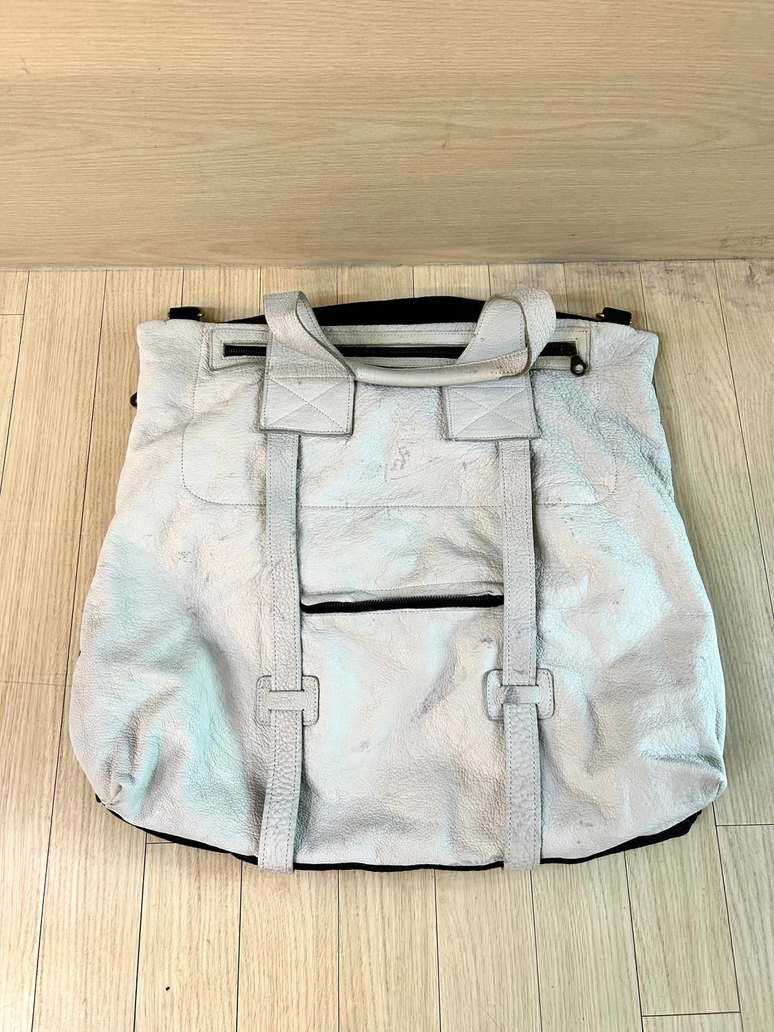 Mix Color Sheep Skin Leather Bag 상품이미지3