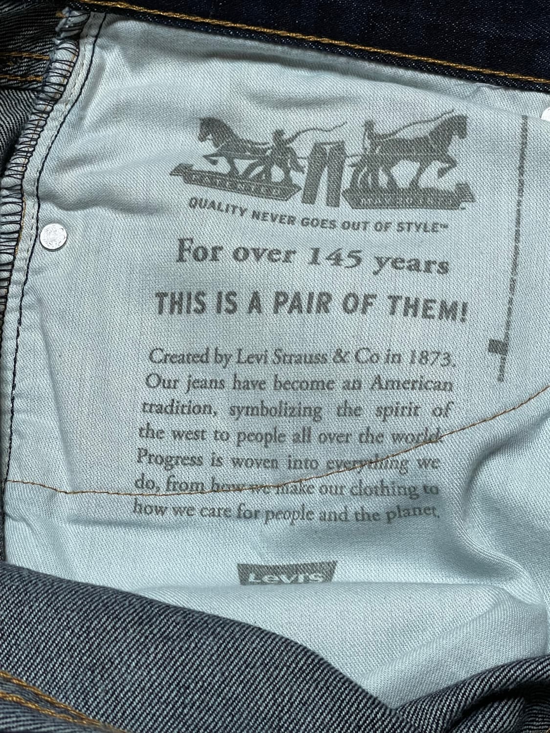 리바이스 릴렉스핏 550 36/30 진청 상품이미지2