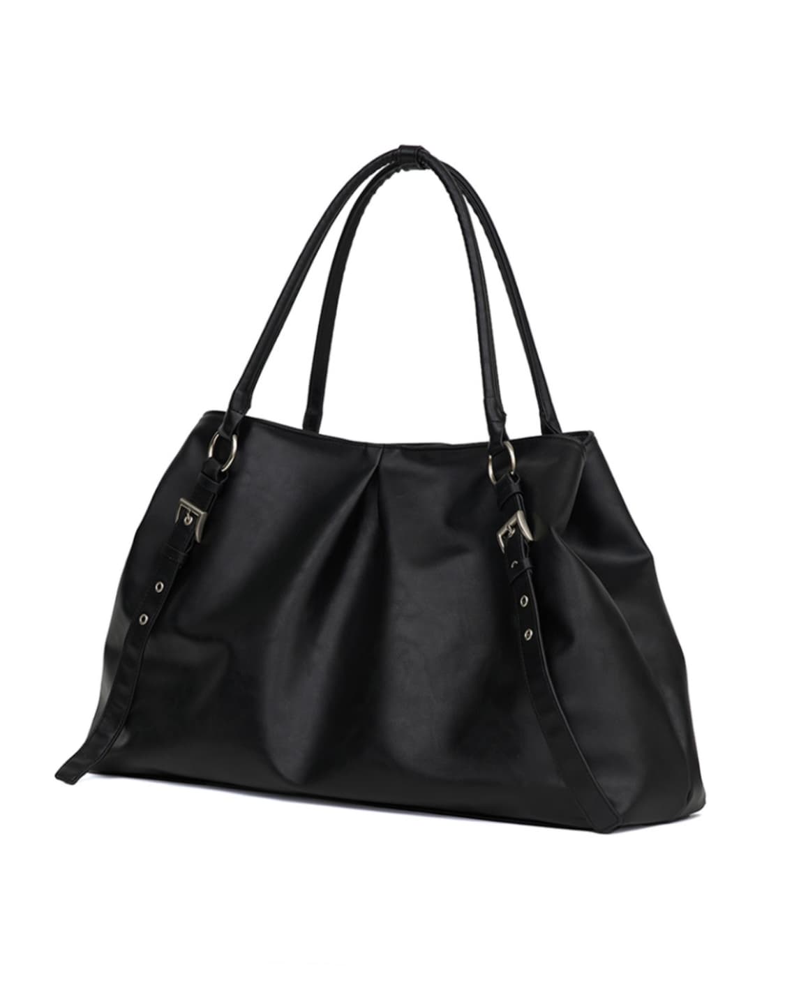 이유경X여밈 - 트라페즈 백 블랙 상품이미지5