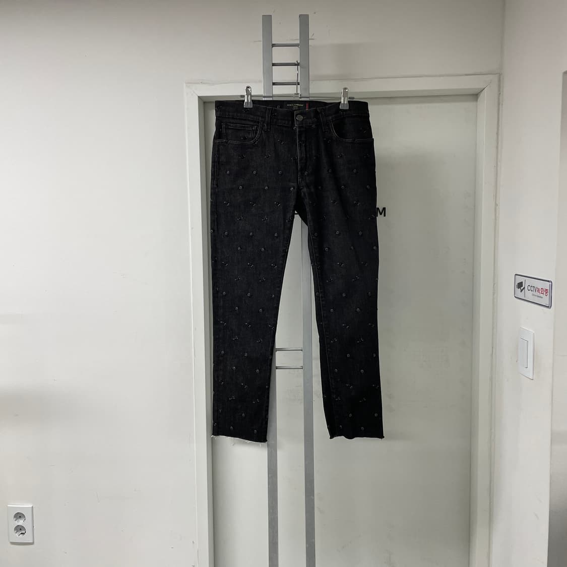 돌체앤가바나 흑청 디테일 데님 팬츠 46 상품이미지5