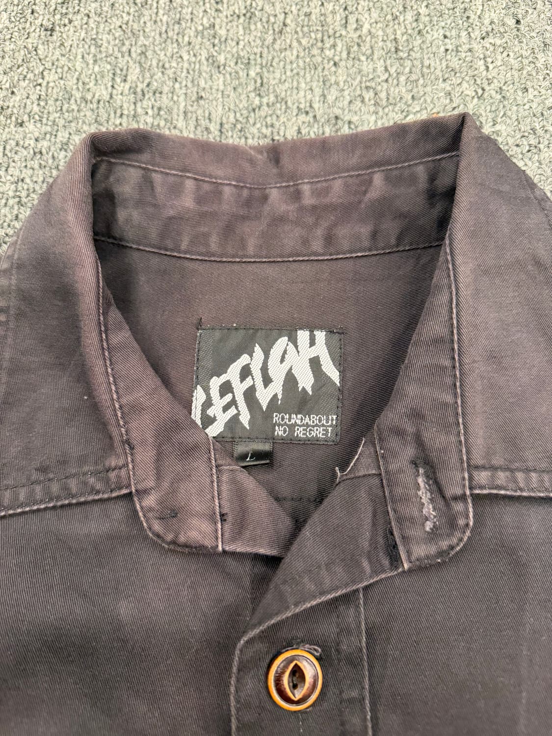 L) LEFLAH 빈티지 워크셔츠 상품이미지2