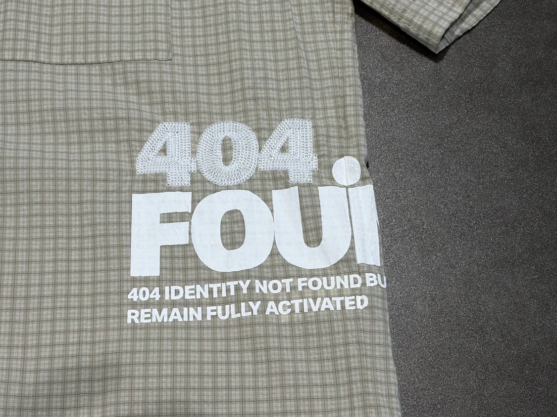 자라 텍스트 프린트 반팔 체크셔츠 상품이미지4