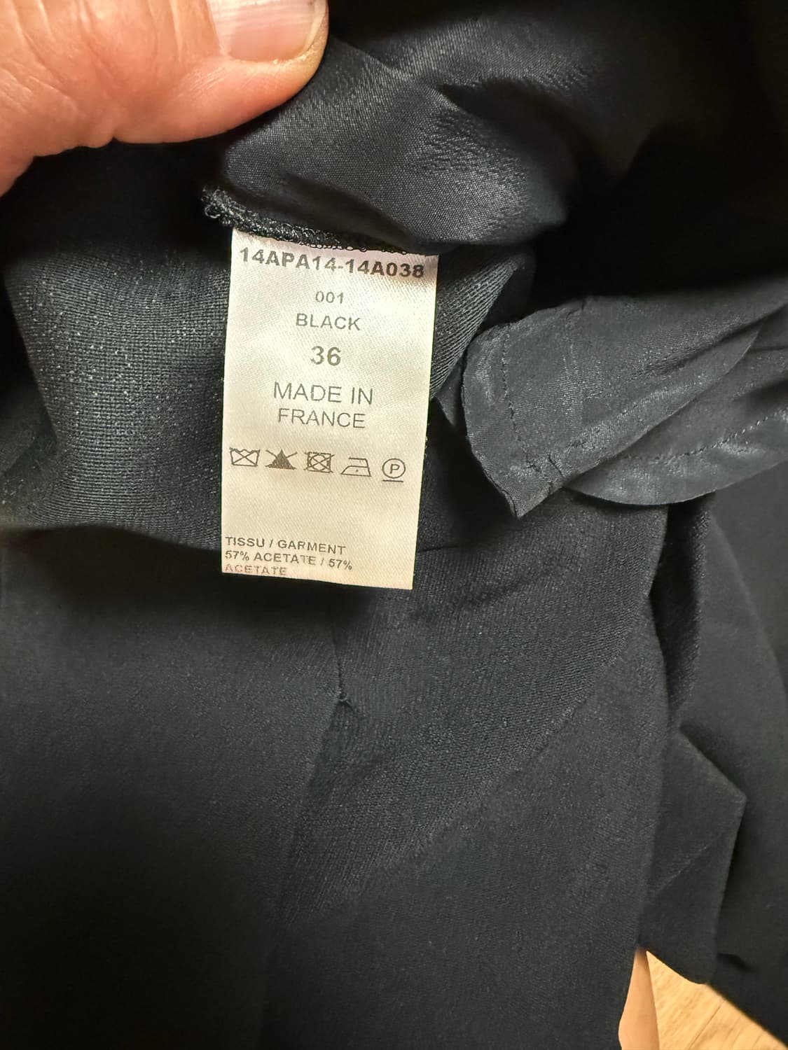 끌로에 블랙 슬랙스 36 상품이미지3