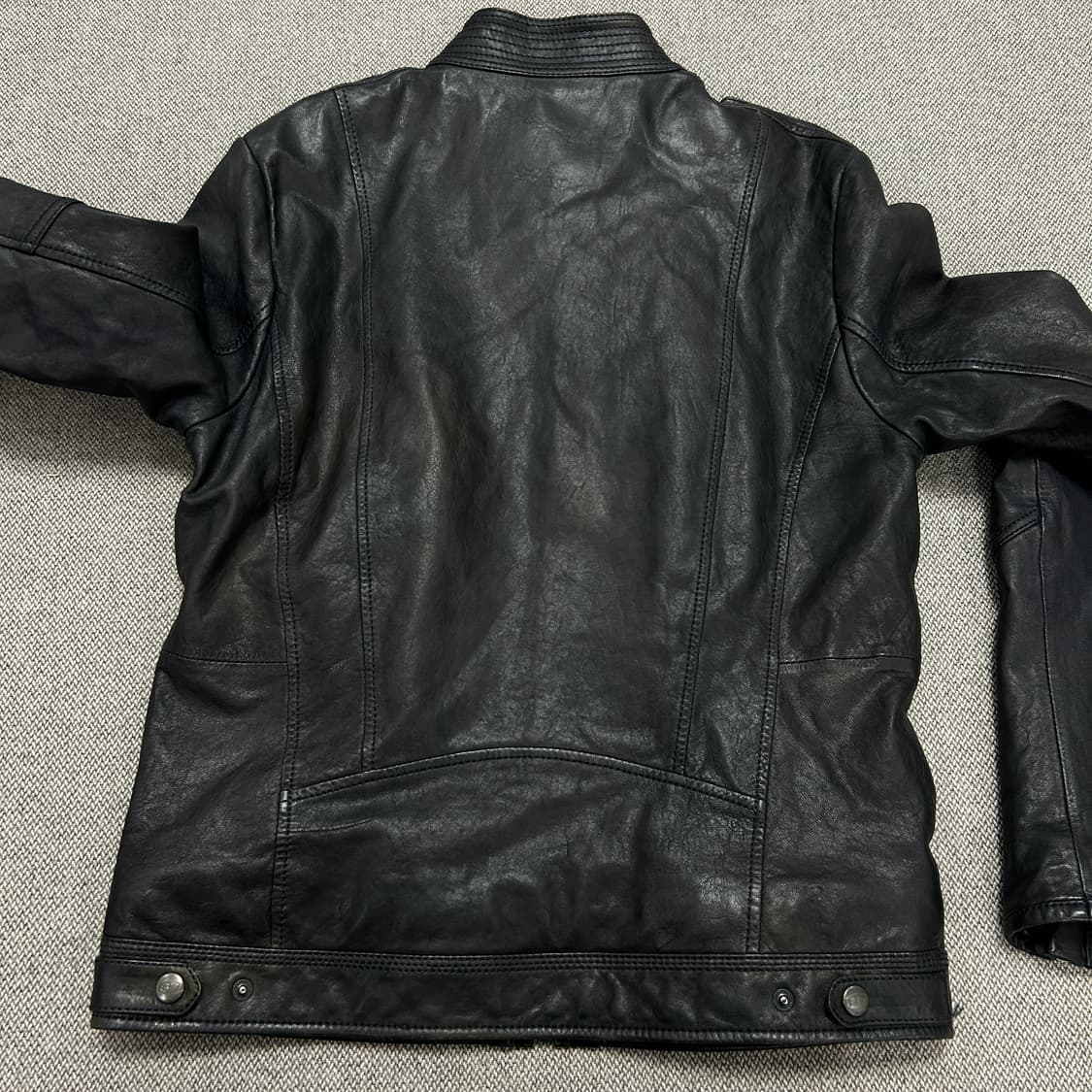 시리즈 램스킨 양가죽 라이더 자켓(95) 상품이미지8