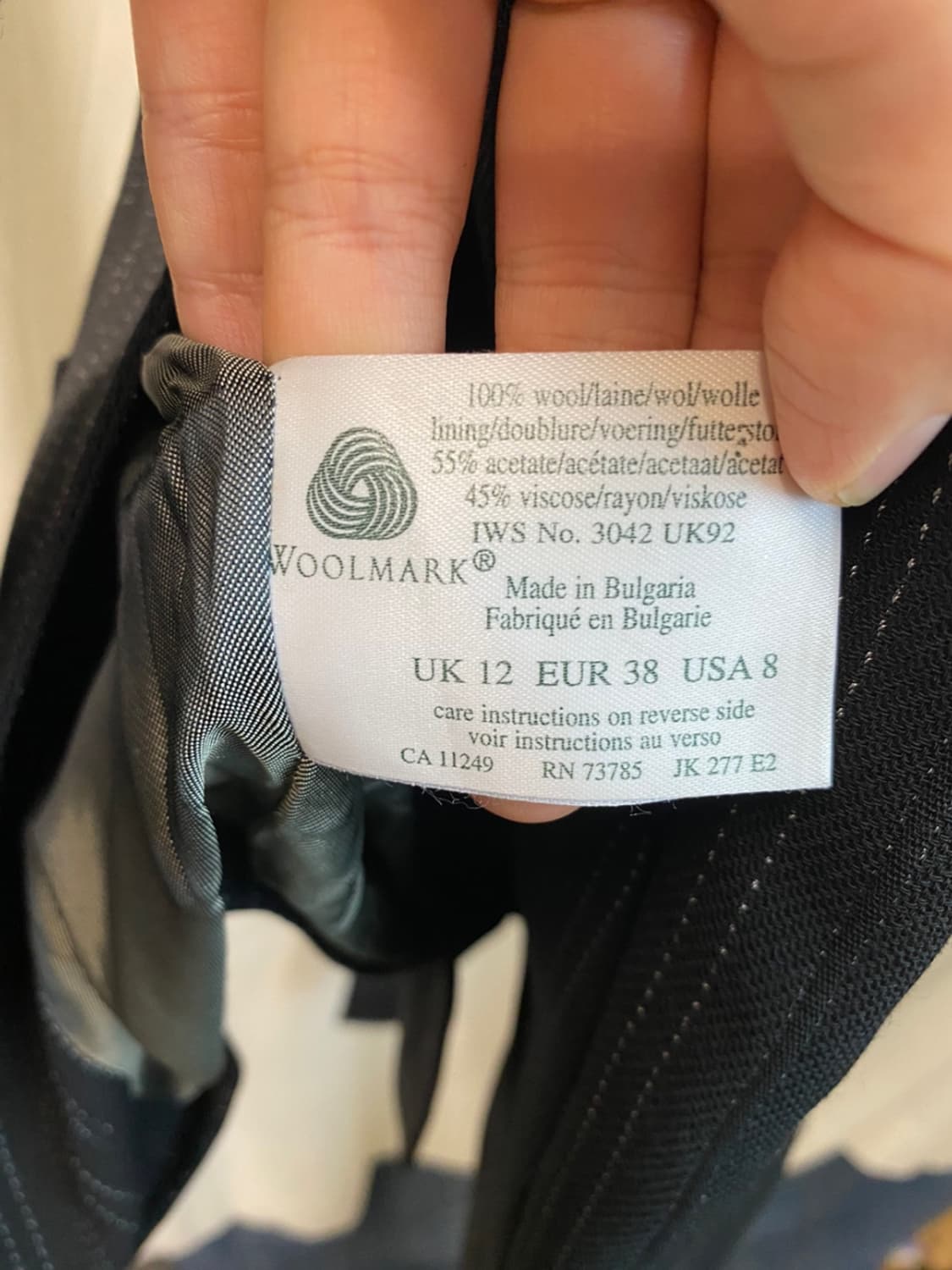 LAURA ASHLEY 스트라이프울자켓(M-L) 상품이미지8