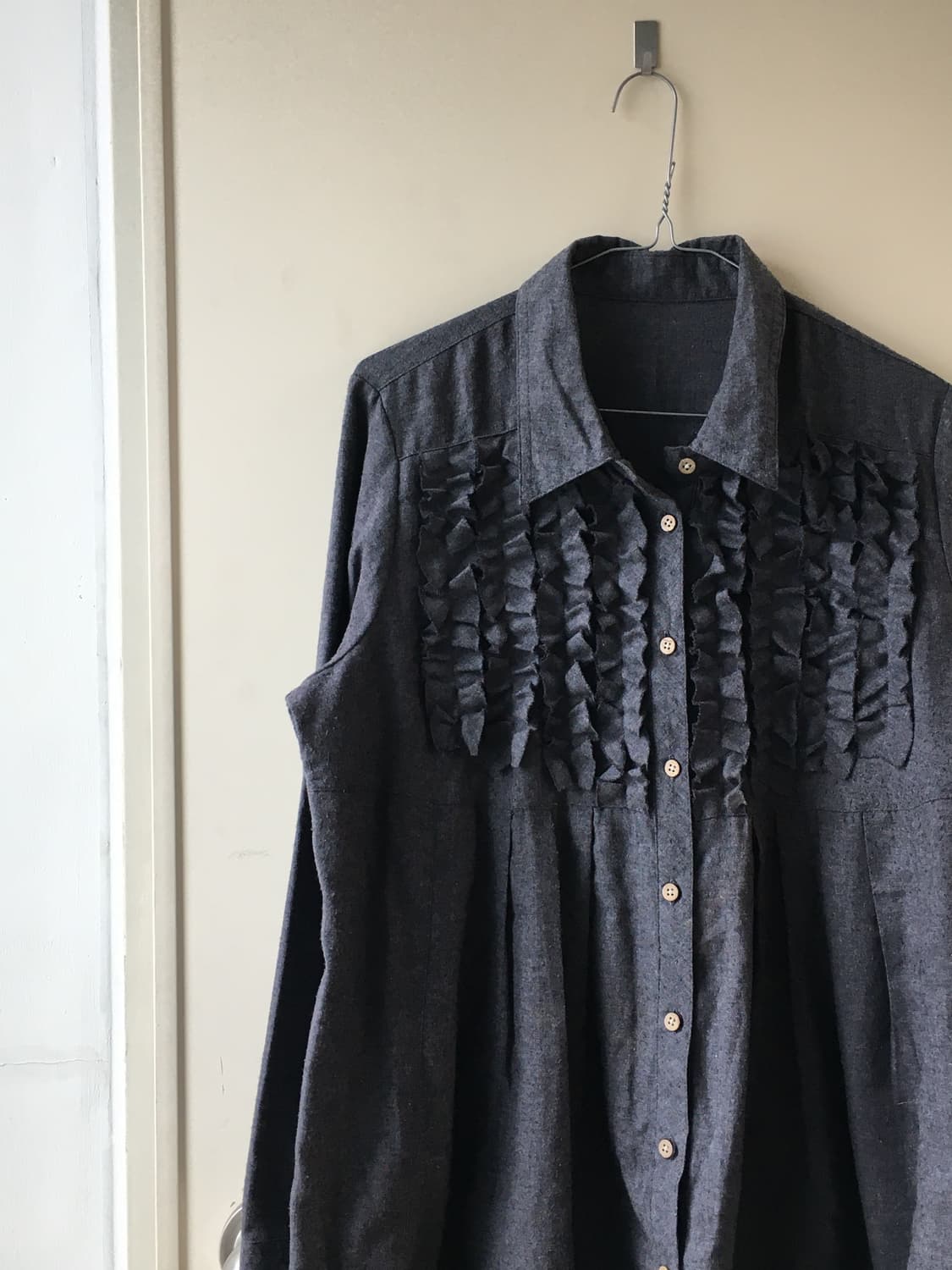 프릴 디테일 빈티지 상의/원피스 상품이미지2