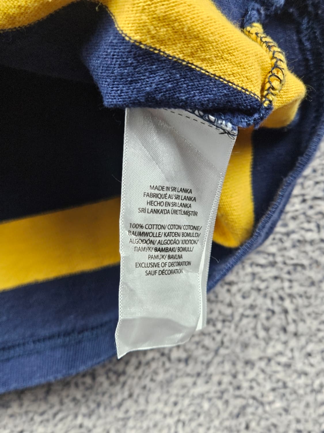 폴로랄프로렌 스트라이프 럭비 티셔츠 ( L ) / 11768 상품이미지10