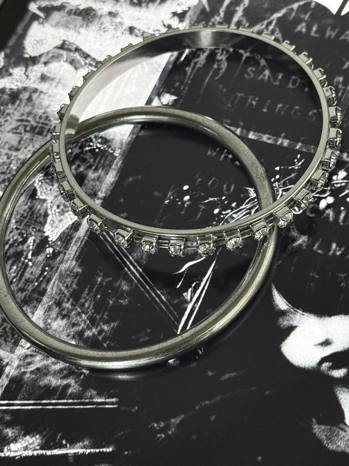 black y2k set 와이투케이 블랙 오픈숄더 니트 코디 세트 상품이미지4