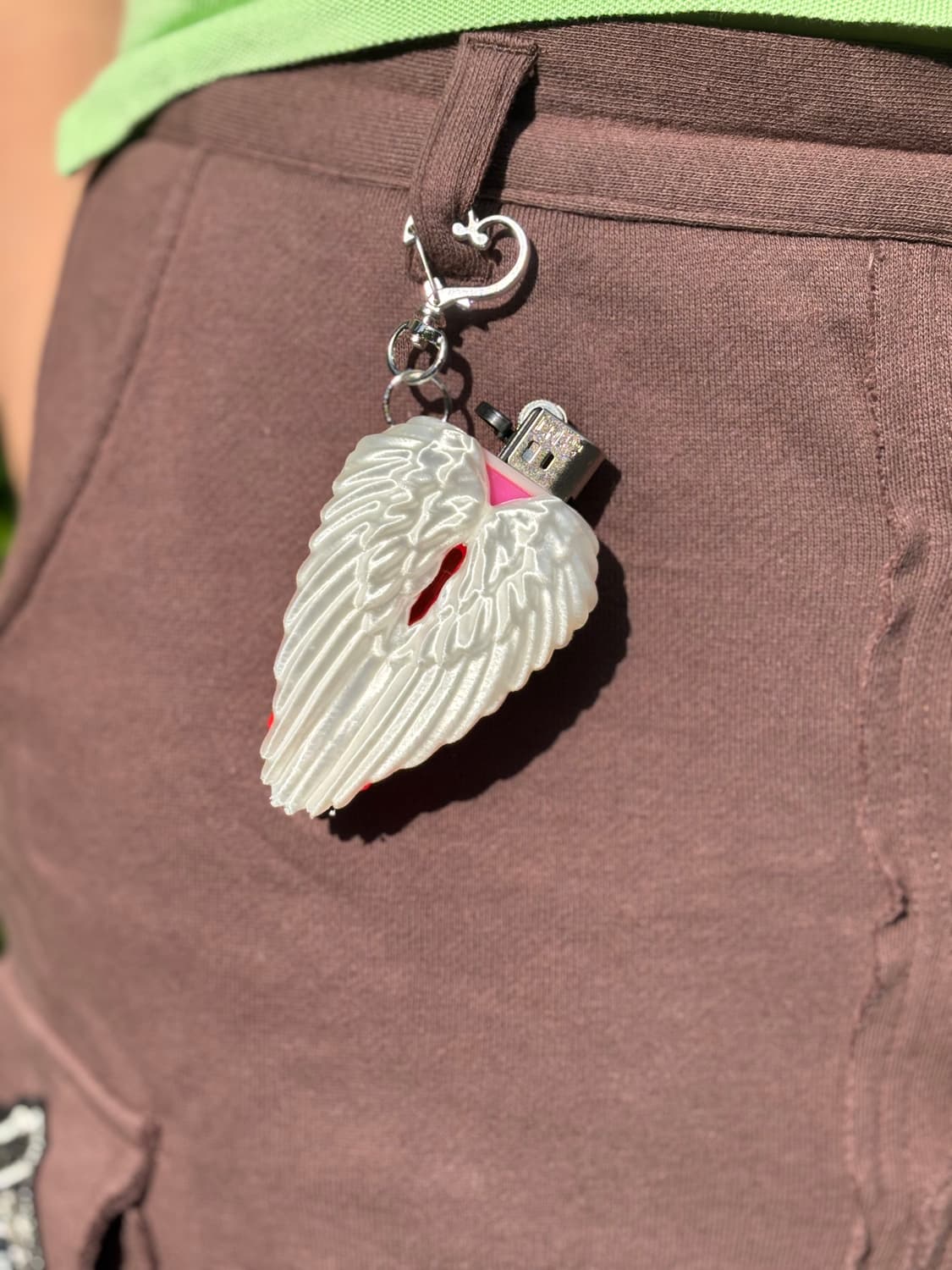 CHIKYUIN Angel wing lighter case white 상품이미지6