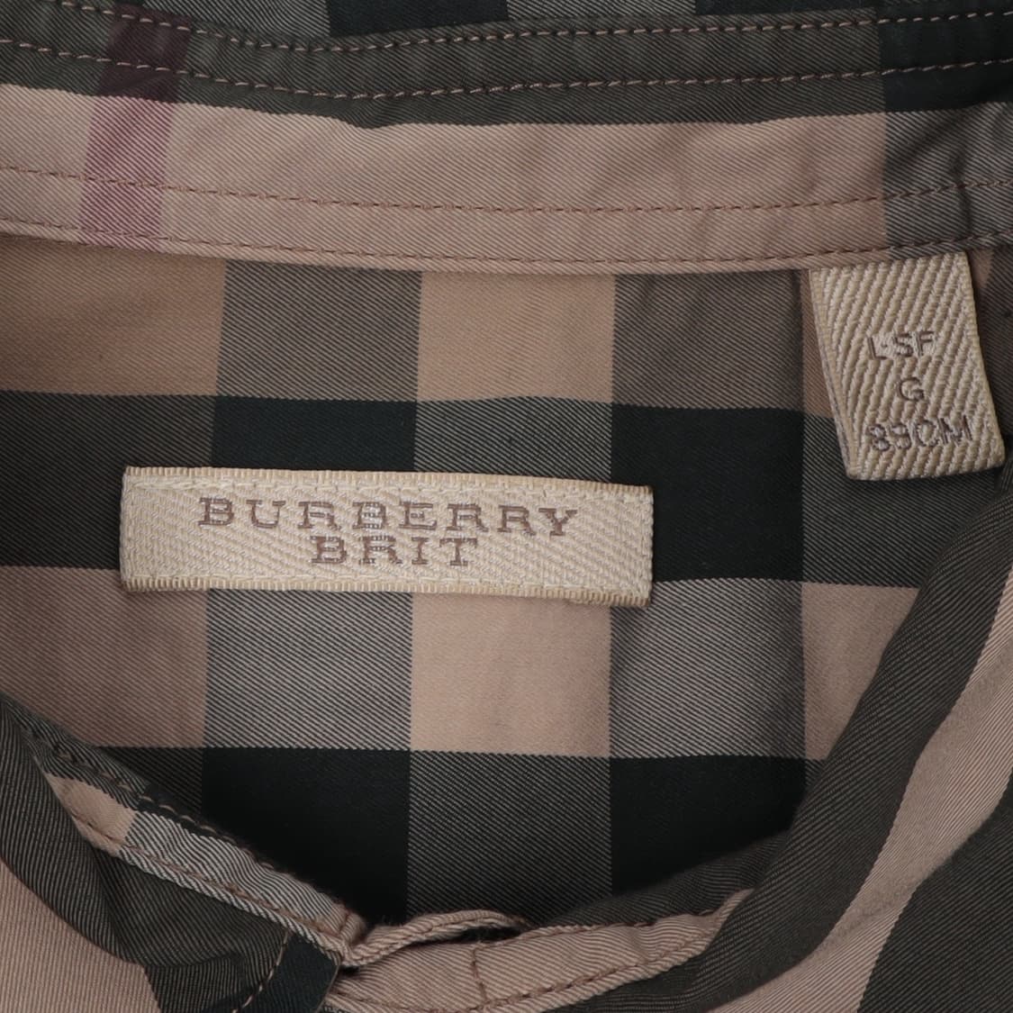 버버리 브릿 신형 브라운 노바체크 셔츠 상품이미지7