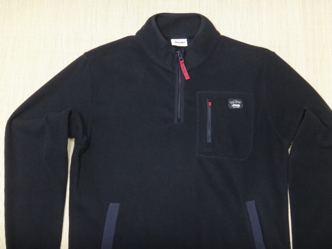 ●(XL/105) 지프 Jeep 플리스 반집업 티셔츠 남성용 상품이미지3
