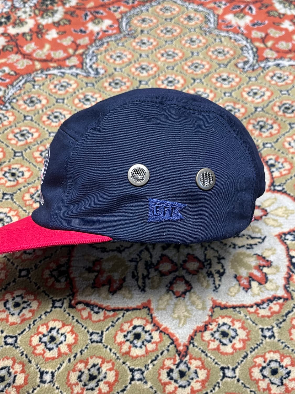 [FREE] 이벳필드 x 라이프 매거진 캠프캡 네이비 레드 상품이미지3