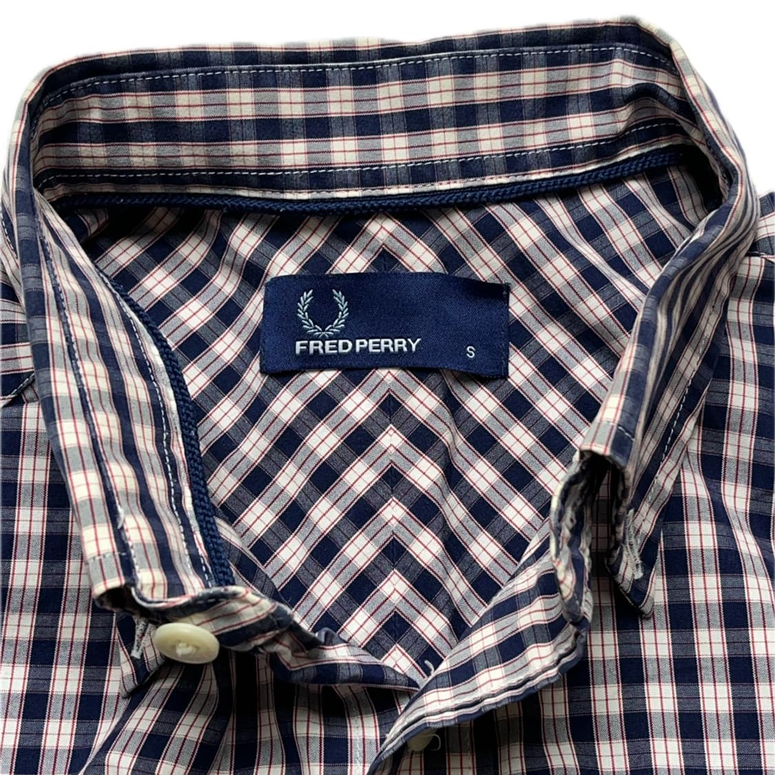 프레드페리 fred perry 체크무늬 셔츠 중고 구제 빈티지 상품이미지3