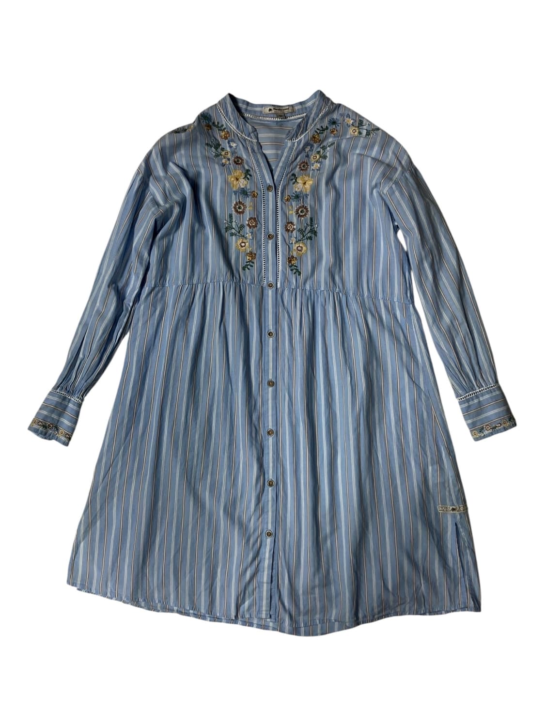 써스데이 아일랜드 보헤미안 자수 롱 원피스 S 상품이미지3