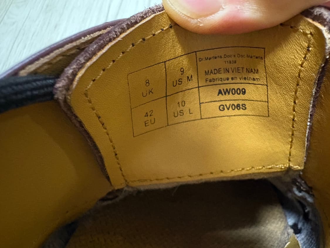 닥터마틴 1461 3홀 체리레드 270 상품이미지7