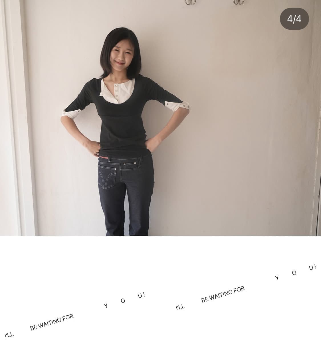 [yinandyang] Flip denim, blue 상품이미지2