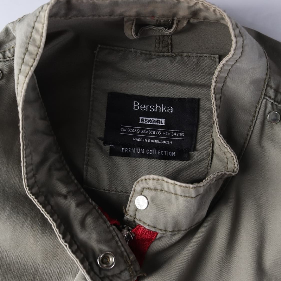 Bershka 프리미엄 패치워크 야상 자켓 XS 상품이미지5