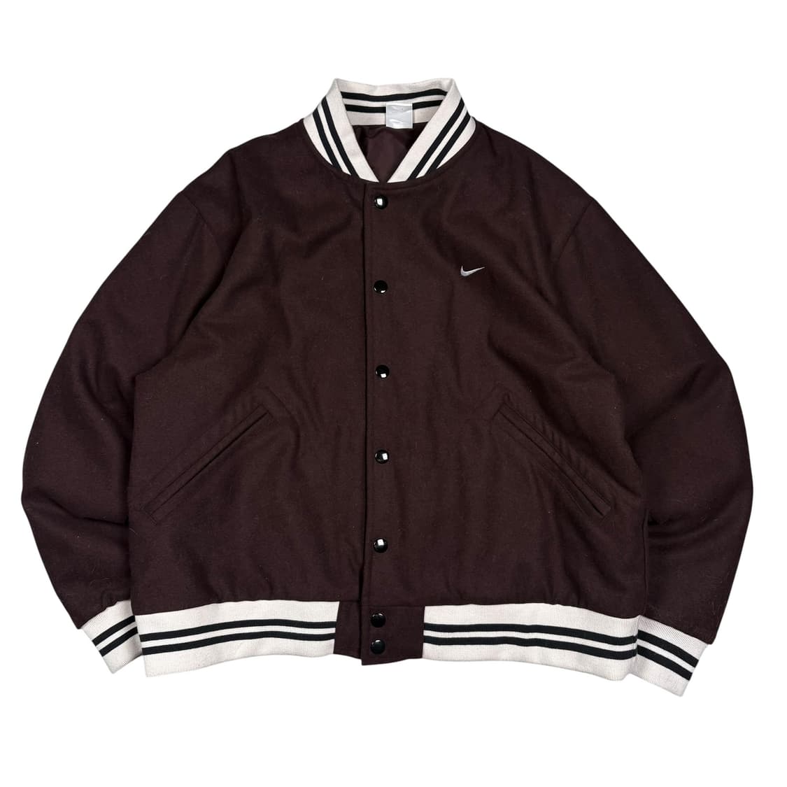 나이키 브라운컬러 바시티 자켓 상품이미지1