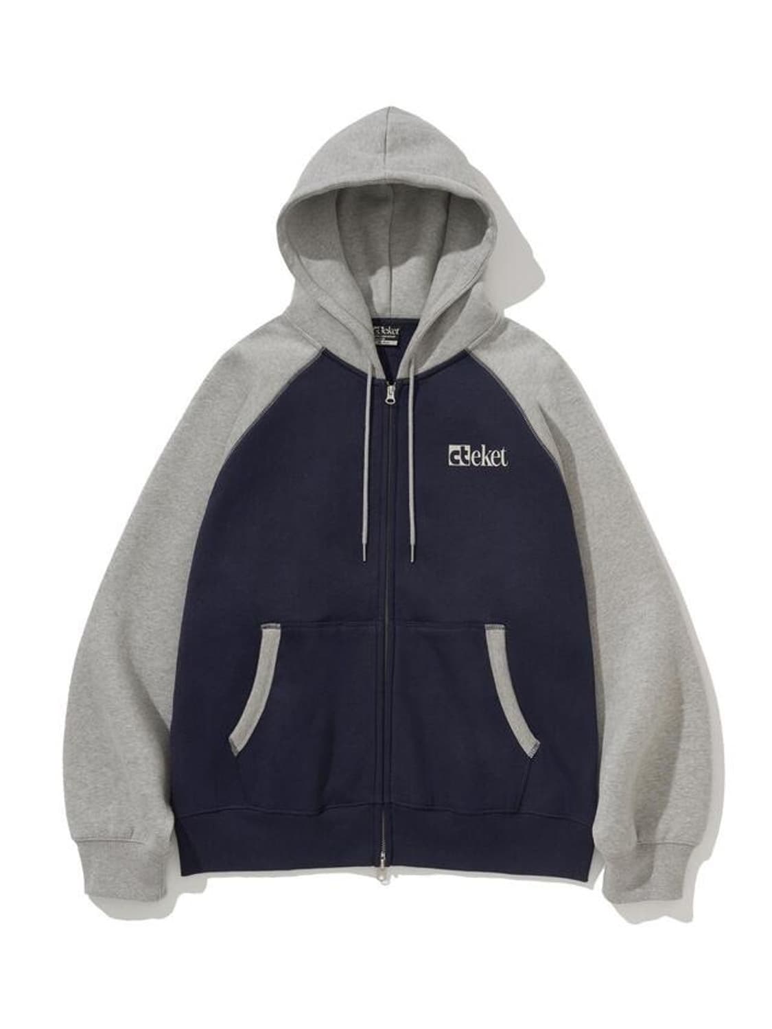 [M] 테켓 플랜 후드 집업 네이비 상품이미지1